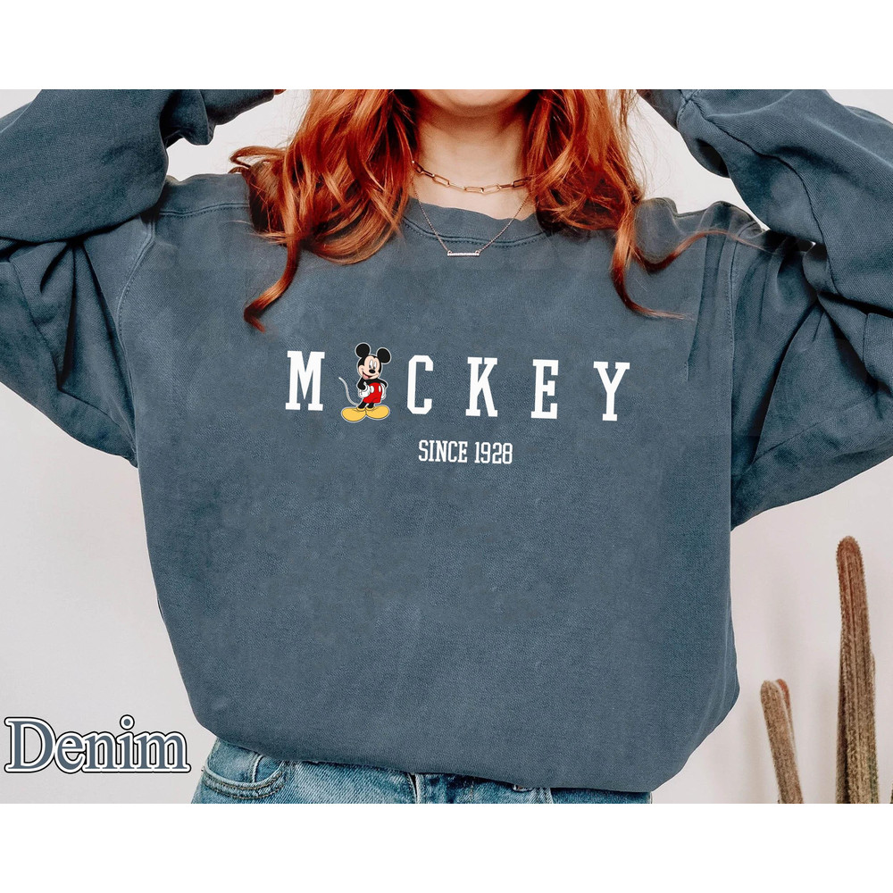 Retro Mickey Mouse 1928 Comfort Colors Shirt, Cute Disney T-shirt.jpg