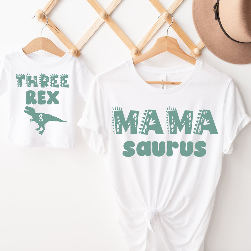 Three Rex Birthday Shirt, Toddler Boy 3rd Birthday Outfit, Dinosaur Bi.jpg