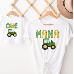 tractor birthday shirt, baby boy birthday outfit, farm birthday party,