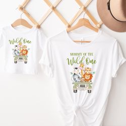 wild one birthday shirt, first birthday shirt, safari birthday outfit,