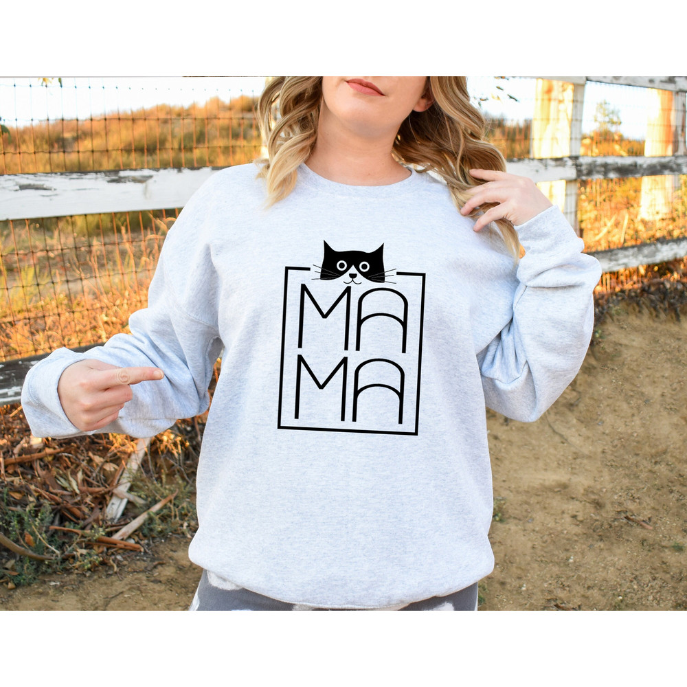 Cat Mama Sweatshirt, Cat Mom Sweatshirt, Gift for Cat Mom, Mothers Day.jpg
