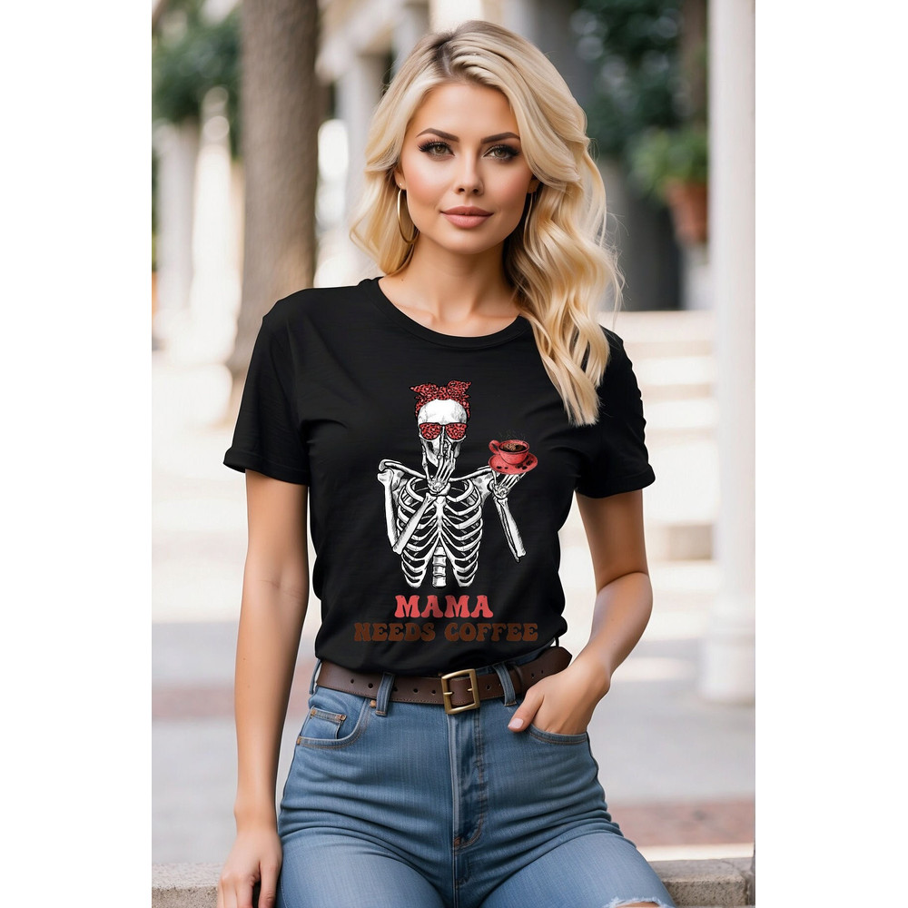 Mama Needs Coffee Shirt, Coffee Lover Mama Shirt, Mom Life Shirt, Mama.jpg