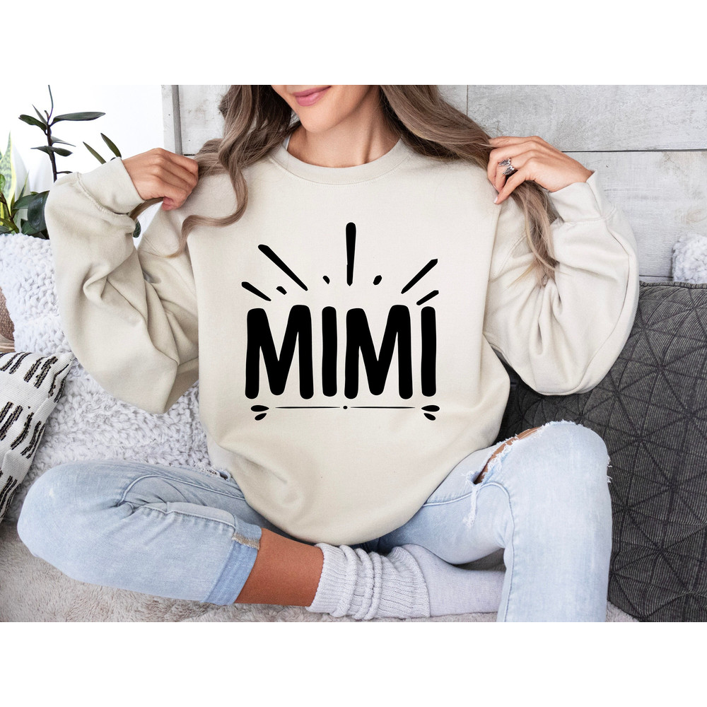 Mimi Sweatshirt, Grandma Sweatshirt, Grandma Life Sweatshirt, Cute Mim.jpg