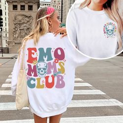 personalized emo mom shirt, emo moms club shirt, elder emo gift, elder