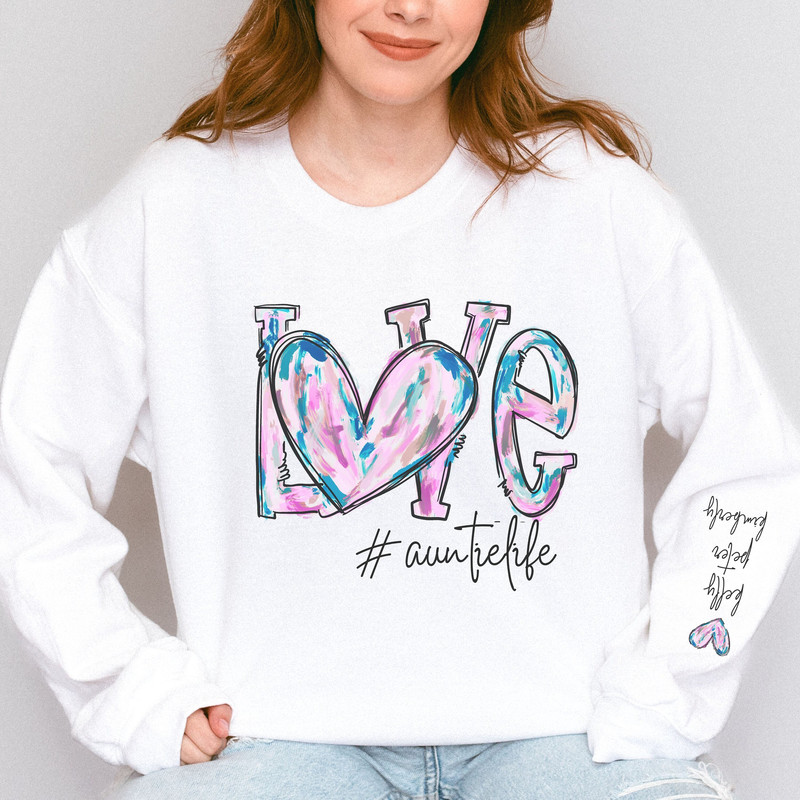 Personalized Mama Sweatshirt Grandkids Names on Sleeve, Mothers Day Gift.jpg