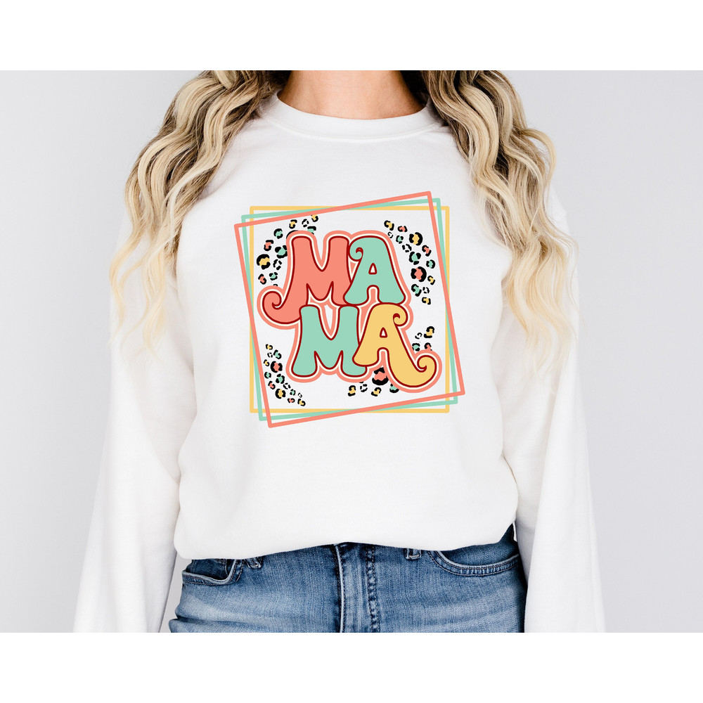 Retro Mama Sweatshirt, Leopard Mama Crewneck, Mom Life Sweatshirt, Motherhood Sweater, Cute Mom Sweatshirt.jpg