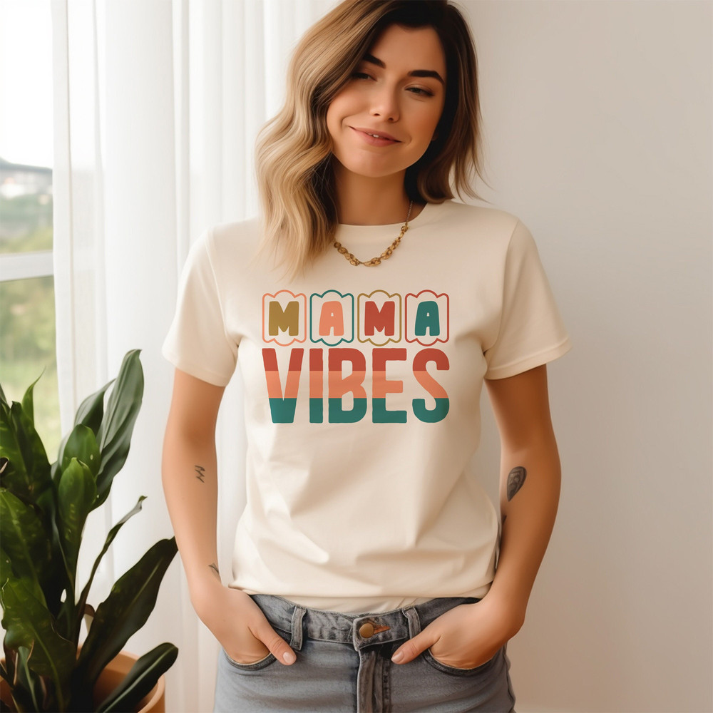 Retro Mama Vibes Shirt, Retro Mama Tee, Mama Vibes Tee, Mama Gift, Retro Mama Tee, Mothers Day Tee, Mothers Day Gift.jpg