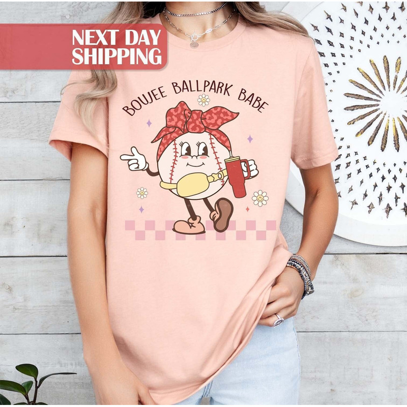Boujee Baseball, Sport Mom Shirt, Mom Game Day Shirt, Baseball Player.jpg