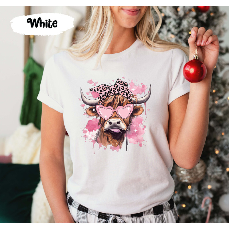 Cow Shirt, Cowgirl Tshirt, Farmer Valentines, Lady Cow Shirt, Matching.jpg