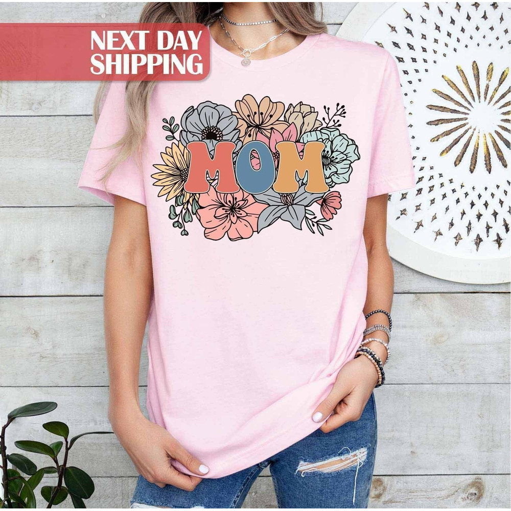 Floral Mama Shirt, New Mother Shirt, Boho Mama Shirts, Mothers Day Gifts.jpg