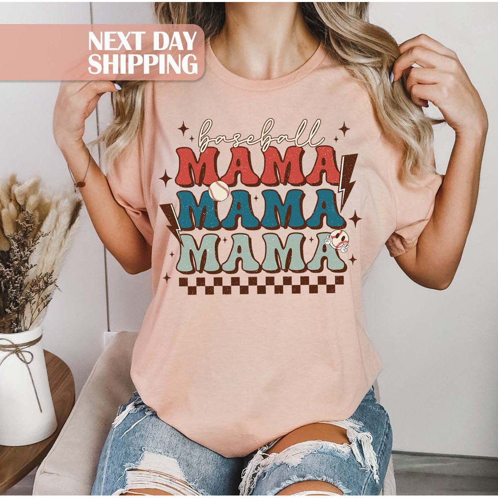 Mama Baseball Shirt, Baseball Family, Baseball Fan Gift, Baseball Mom.jpg
