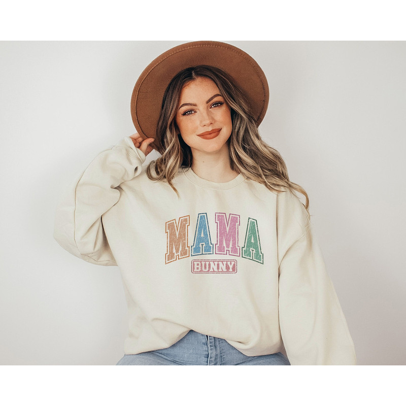 Mama Bunny Sweater, Easter Family Tee, Bunny Mom, Easter Sweater, Bunn.jpg