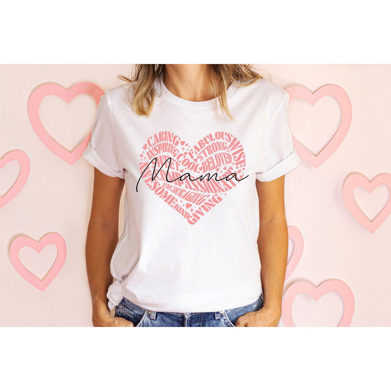 Mama Heart Shirt, Gift for Mom, Funny Mom Shirt, Mom Life Shirt, Mama.jpg