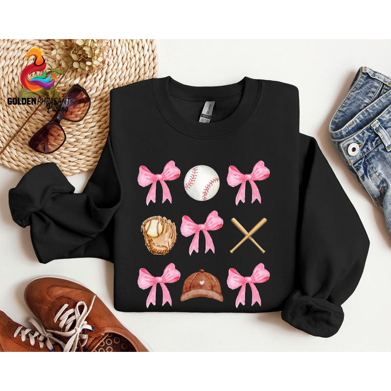 Baseball Mom Sweatshirt, Baseball Coquette Ribbon Shirt, Baseball Mommy.jpg