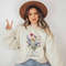 Floral Sweatshirt, Nature Lover, Boho Sweatshirt, Flower Lover Gift, V.jpg