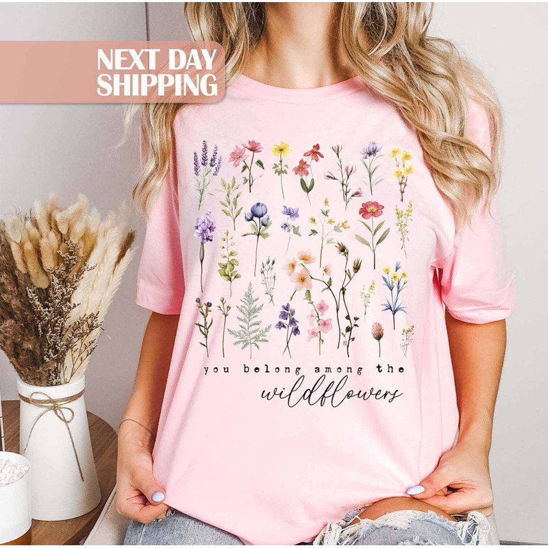 Flower Graphic Shirt, Nature Lover Shirt, Mom Gardening Gift, Boho Flo.jpg