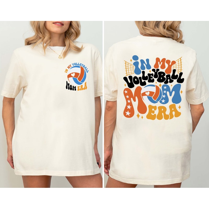 In My Volleyball Mom Era Sweatshirt, Custom Volleyball Shirt, Personality.jpg