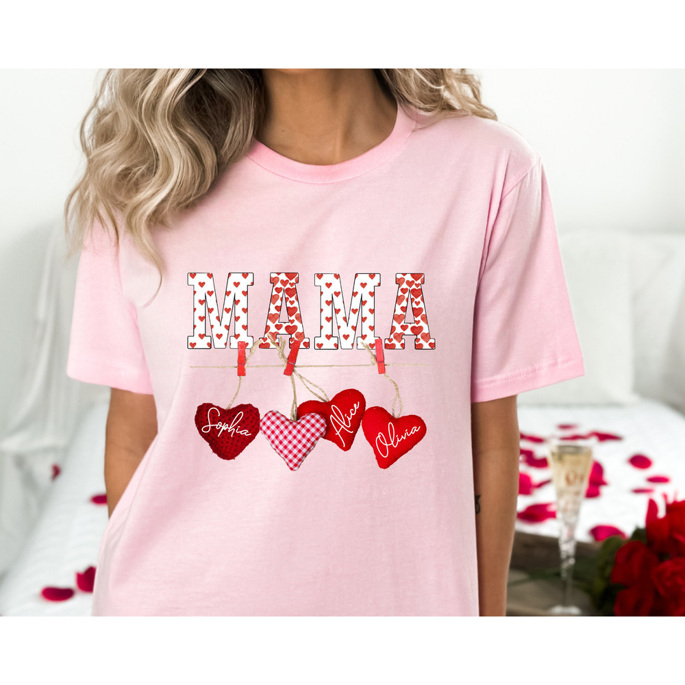 Personalized Mama Shirt , Mothers Day Shirt, Custom Est Date Mom Hoodi.jpg
