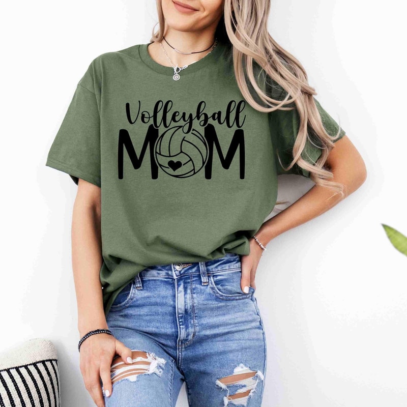 Volleyball Mom Shirt, Volleyball Mom Gift, Sports Mom Shirt, Game Day.jpg