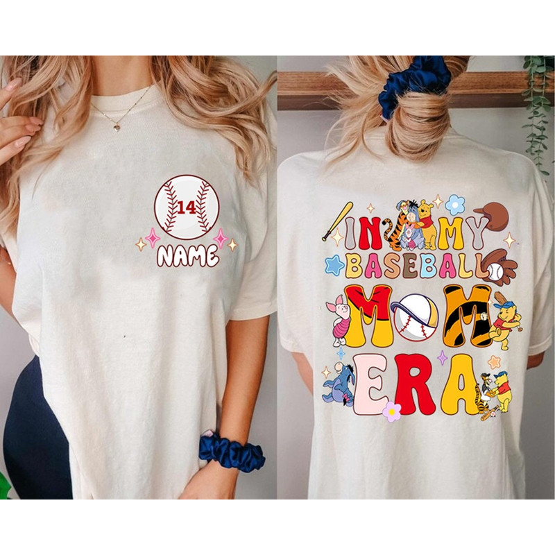 Double sided Personalized Winnie the Pooh In My DisneyMama Shirt, Pooh.jpg