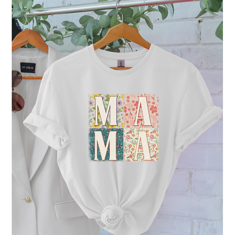 Floral Mama Shirt, Mama Shirt, Cute Mom Shirt, New Mom Gift, Gift for.jpg