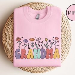 grandma floral shirt, grandma sweatshirt, grandma t-shirt, grandma swears