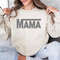 Mama Checkered Sweatshirt, Cool Mom Sweater, Mothers Day Gift, New Mom Sweatshirt, Best Mama Sweater, Trendy Mama Sweat,.jpg
