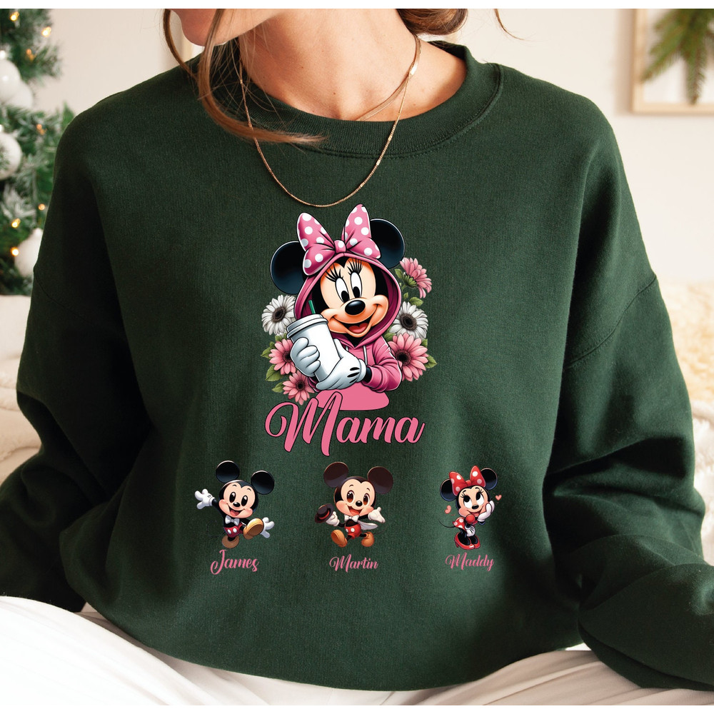 Personalized Minnie Mama Mouse Sweatshirt,Custom Kids Names Mama Tee,.jpg