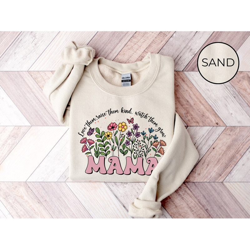 Retro Floral Mama T-Shirt, Mom Shirt For Mom for Mothers Day, Mama T-.jpg