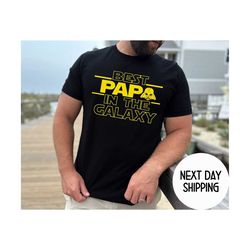 papa shirt , comfort colors papa shirt , best papa in the galaxy shirt ,christmas gift for papa grandpa ,funny papa shir