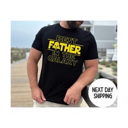 dad shirt , comfort colors dad father daddy shirt , best father in the galaxy shirt ,christmas gift for fad father , tre