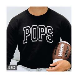 pops sweatshirt, fathers day gift for pops, new grandpa crewneck, funny papa pop birthday gift from granddaughter grands