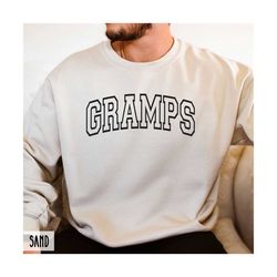 gramps sweatshirt, fathers day gift for new grandpa crewneck, funny gramps birthday gift from granddaughter grandson, gr
