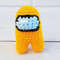 Among Us Mini Yellow Crewmate, Amigurumi Crochet Patterns, Crochet Pattern.jpg