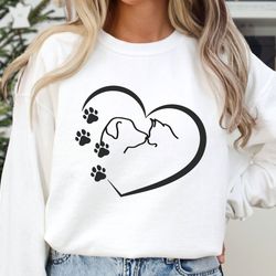 cat dog lover sweatshirt, cat lover gift, dog lover gift, dog lover crewneck, cat dog pullover hoodies, animal lover swe