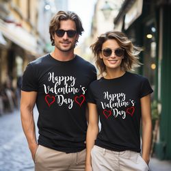 happy valentines day matching shirts, love heart valentines couple sweatshirt, cute love shirts, valentines day gift shi