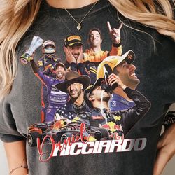 daniel ricciardo formula 1 racing graphic unisex tee, f1 gear, ricciardo fan t shirt