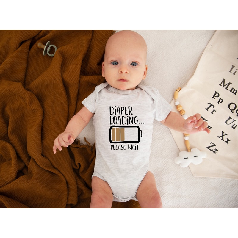 Diaper Loading Shirt, Funny Baby Clothes, Custom Baby Clothes.jpg