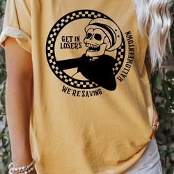 get in losers were saving halloweentown oversized vintage t-shirt, halloweentown shirt, vintage halloween shirt