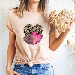 leopard heart valentines shirt, hearts shirt, valentine heart, valentines day, mom valentine, womens valentines, valenti