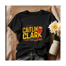 basketball crown the goat caitlin clark indiana shirt.jpg