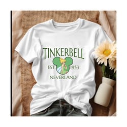 tinkerbell est 1953 neverland mickey ear disney shirt.jpg
