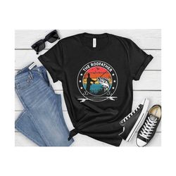 the rodfather shirt gift for fisherman dad mens short sleeve fathers day daddy boyfriend fishing boat relaxing lake ocea