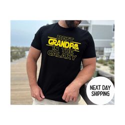 grandpa shirt , comfort colors grandpa papa shirt , best grandpa in the galaxy shirt ,christmas gift for grandpa ,funny