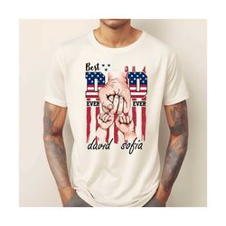 personalized dad shirt custom name, shirt fist bump for dad kids names, custom kidname fathers day t shirt, christmas gi