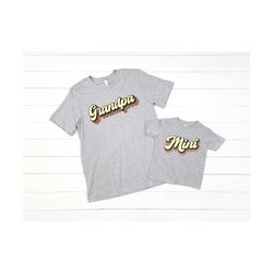 grandpa & mini matching shirt, grandpa's boy shirt, baby girl new grandpa shirt matching, grandpa grandson shirt, father