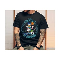 retro donald duck dad worlds greatest sportsman comfort colors shirt, dad sports lover , disney fathers day tshirt.jpg
