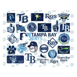 bundle tampa bay rays svg, tampa bay rays svg, bundle mlb svg, baseball svg, mlb svg, baseball bundle svg, sport bundle