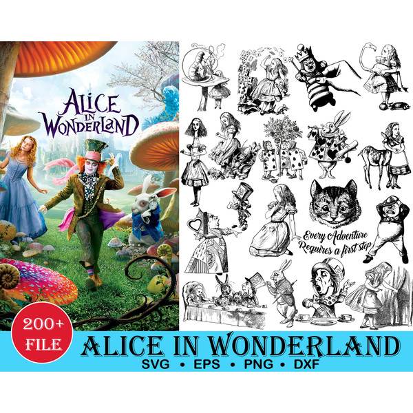 Alice Falling Svg Alice In Wonderland SVG Bundle, Alice in Wonderland SVG, Ali | Inspire ...
