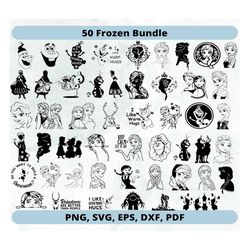 frozen svg bundle, frozen svg files for cricut,